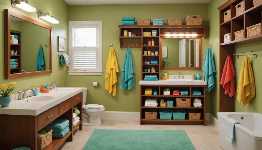 salle de bain montessori