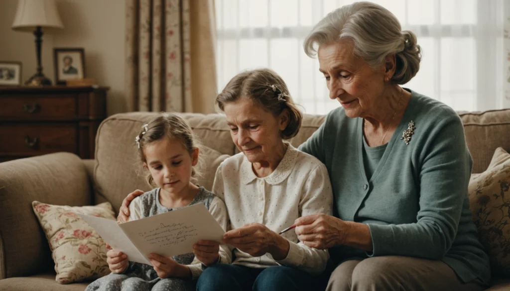 lettre d'une grand-mère à sa petite fille pour son mariage